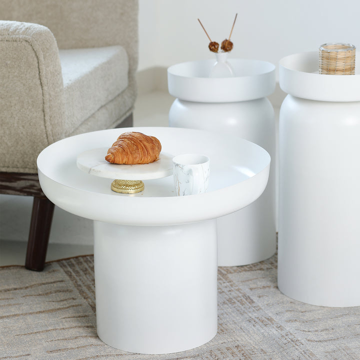 The New York Table Set of 3 White