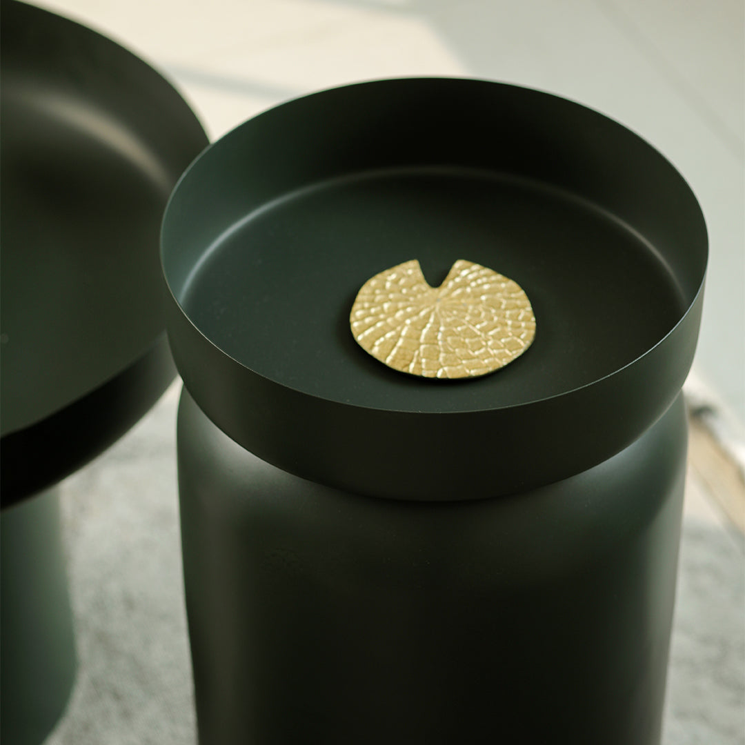 The New York Table Set of 3 Olive Green