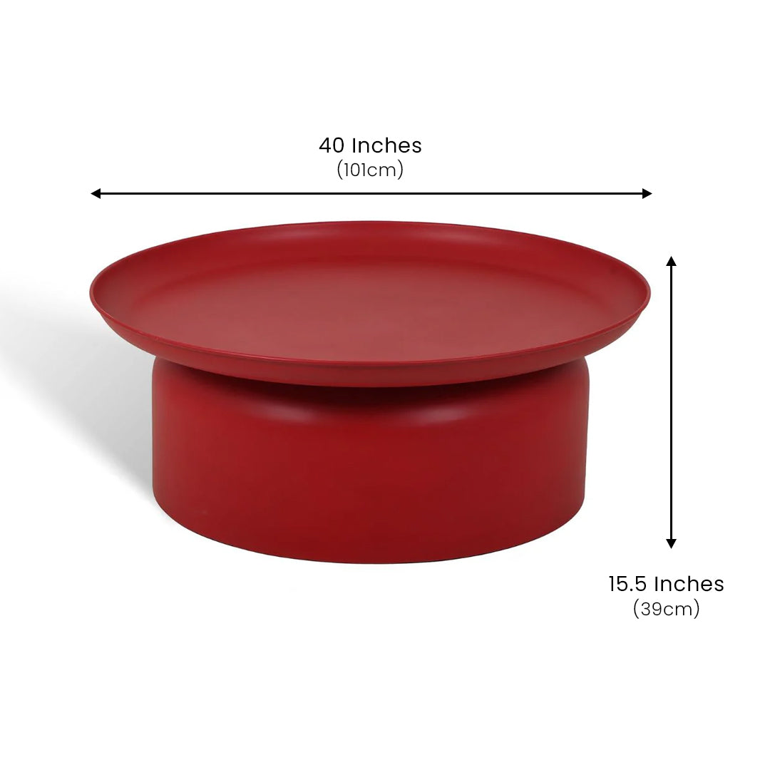 Mammoth Coffee Table Red Large