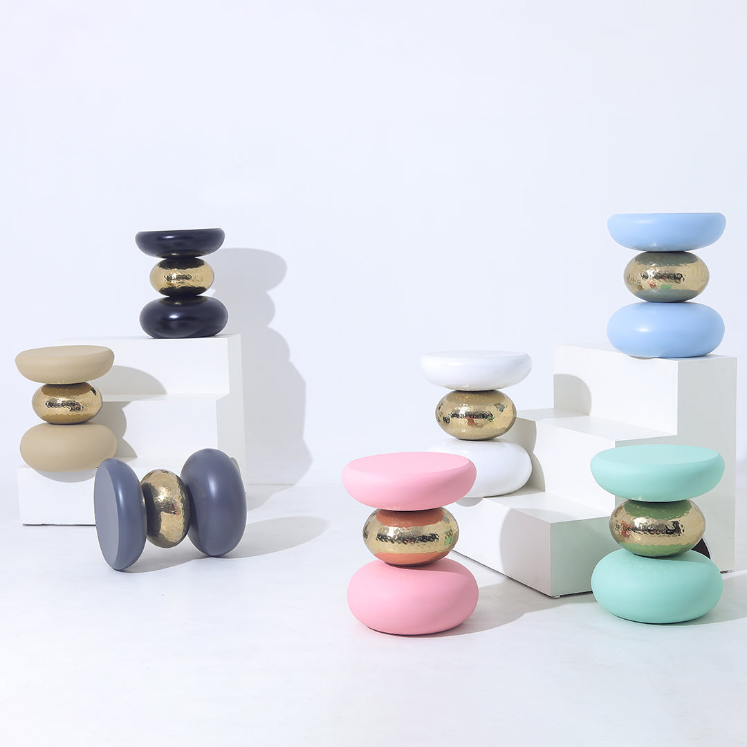 Golden Circle Table Beige