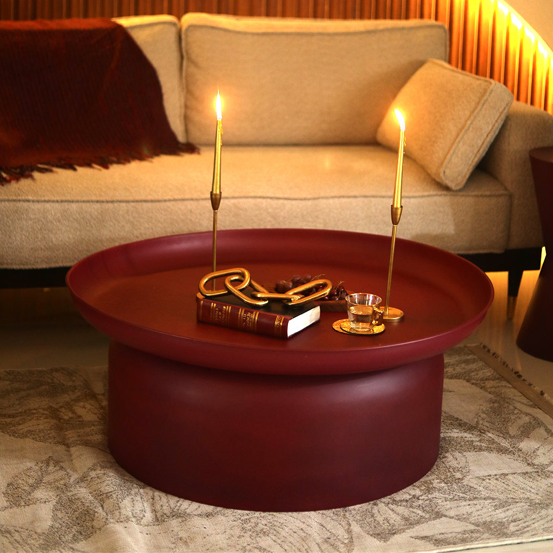 Mammoth Coffee Table Maroon Large