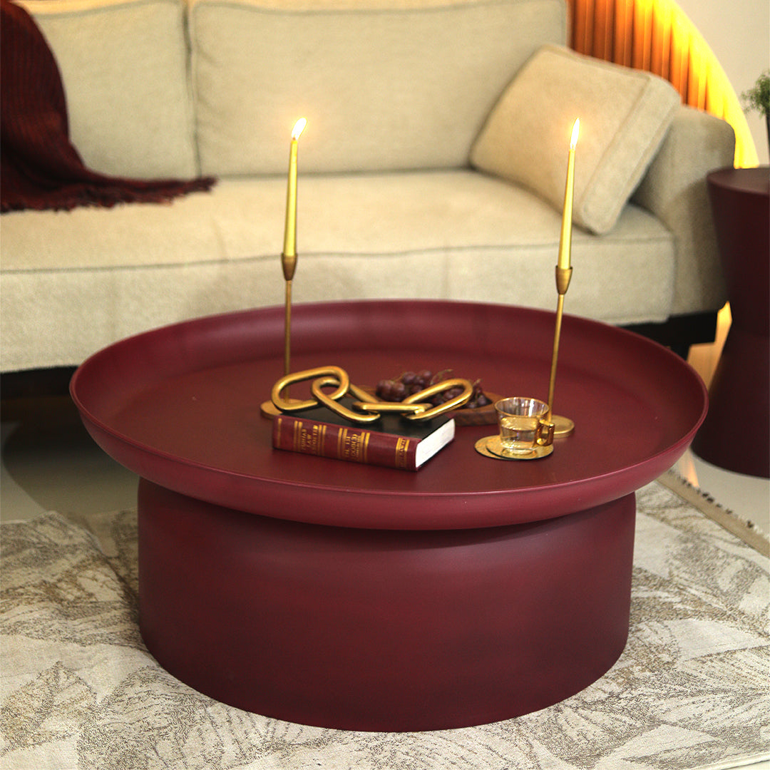 Mammoth Coffee Table Maroon Large