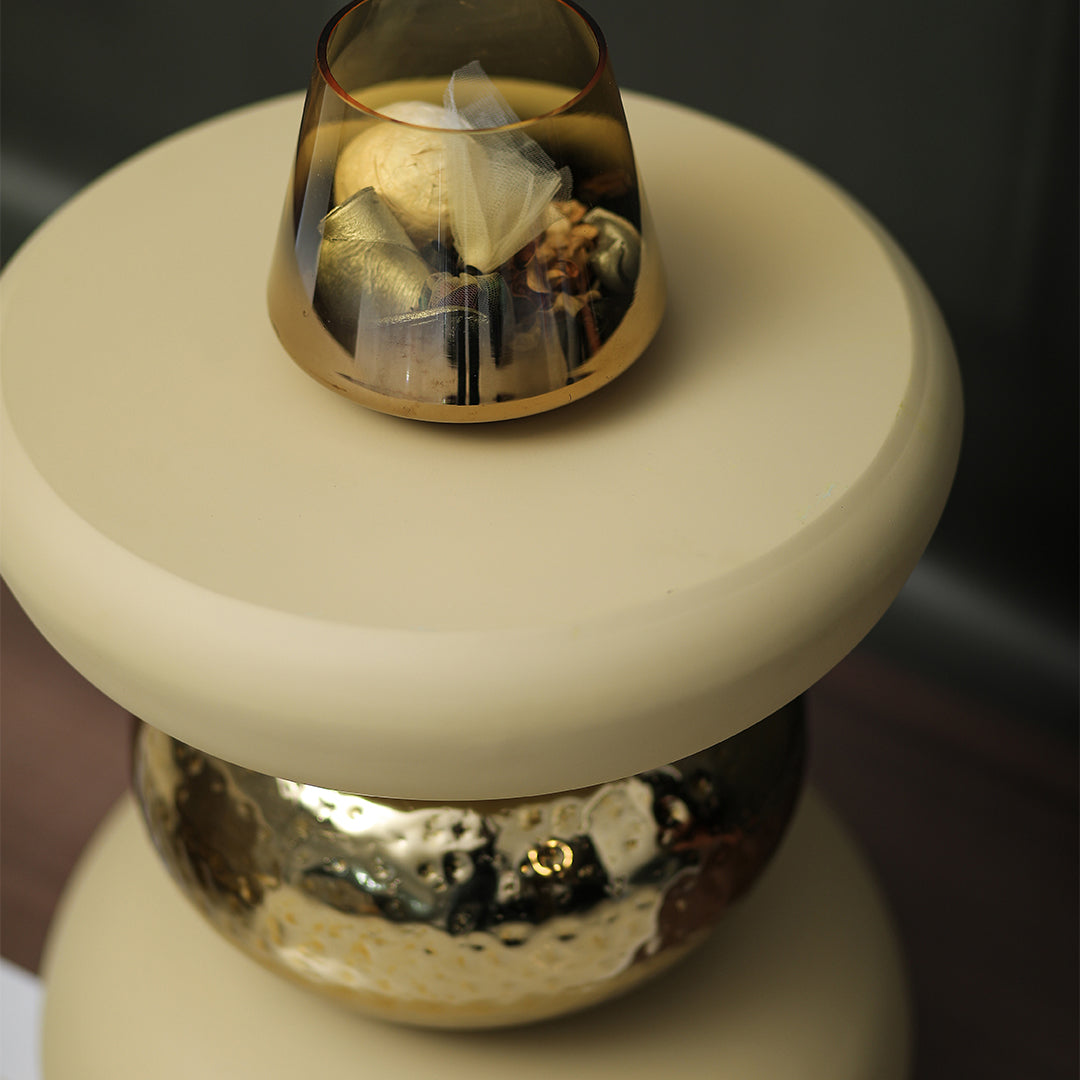 Golden Circle Table Beige