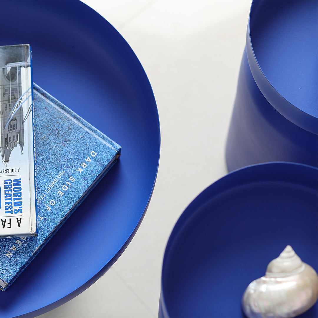 The New York Table Set of 3 Lista Blue