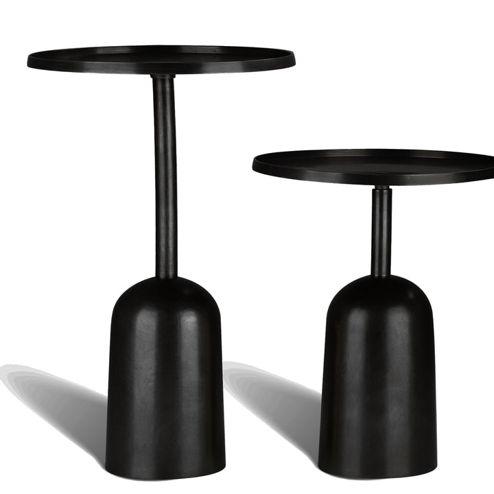 Cherish Side Table Set of 2 Black
